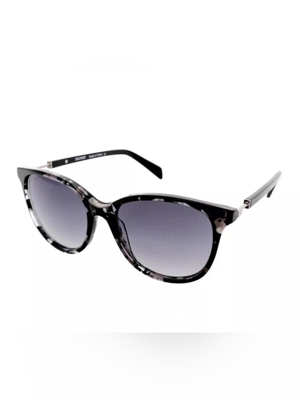 Balmain BL 2102 C03 black tortoise frame and gray gradient lenses